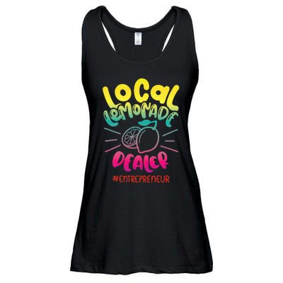 Local Lemonade Dealer Entrepreneur for Lemonade Founder CEO Ladies Essential Flowy Tank