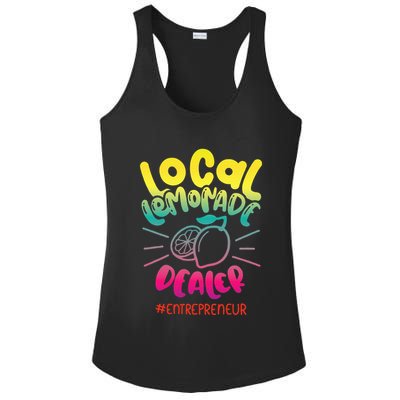 Local Lemonade Dealer Entrepreneur for Lemonade Founder CEO Ladies PosiCharge Competitor Racerback Tank