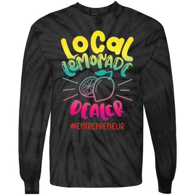 Local Lemonade Dealer Entrepreneur for Lemonade Founder CEO Tie-Dye Long Sleeve Shirt