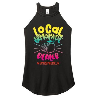 Local Lemonade Dealer Entrepreneur for Lemonade Founder CEO Women's Perfect Tri Rocker Tank