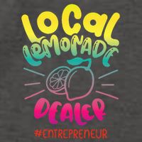 Local Lemonade Dealer Entrepreneur for Lemonade Founder CEO Vector Backpack