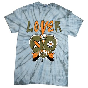 Loser Lover Drip Heart Olive Green 5s Matching Tie-Dye T-Shirt