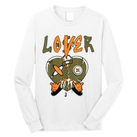 Loser Lover Drip Heart Olive Green 5s Matching Long Sleeve Shirt