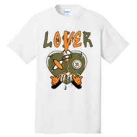 Loser Lover Drip Heart Olive Green 5s Matching Tall T-Shirt