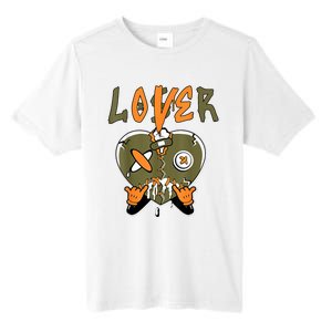 Loser Lover Drip Heart Olive Green 5s Matching Tall Fusion ChromaSoft Performance T-Shirt