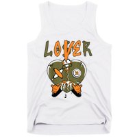 Loser Lover Drip Heart Olive Green 5s Matching Tank Top