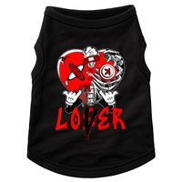 Loser Lover Dripping Heart Laser Red 5s Matching Doggie Tank