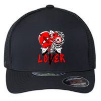 Loser Lover Dripping Heart Laser Red 5s Matching Flexfit Unipanel Trucker Cap