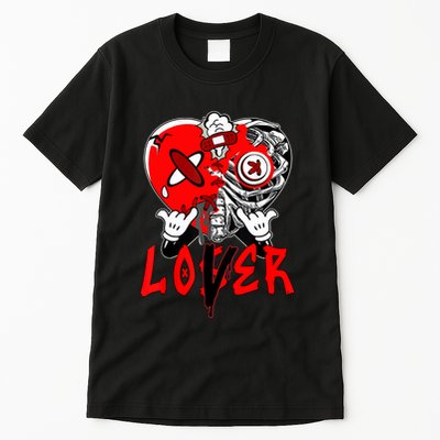 Loser Lover Dripping Heart Laser Red 5s Matching Tall T-Shirt