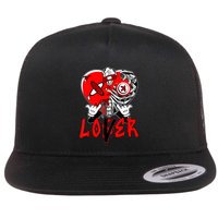 Loser Lover Dripping Heart Laser Red 5s Matching Flatbill Hat