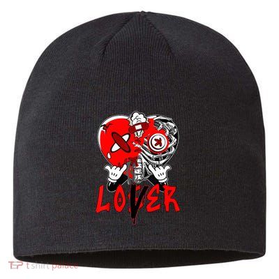 Loser Lover Dripping Heart Laser Red 5s Matching Sustainable Beanie