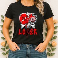 Loser Lover Dripping Heart Laser Red 5s Matching Womens T-Shirt