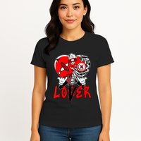 Loser Lover Dripping Heart Laser Red 5s Matching Womens T-Shirt