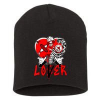 Loser Lover Dripping Heart Laser Red 5s Matching Short Acrylic Beanie
