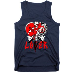 Loser Lover Dripping Heart Laser Red 5s Matching Tank Top