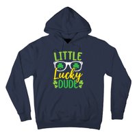 Little Lucky Dude St. Patrick's, Sunglasses With Shamrock Hoodie