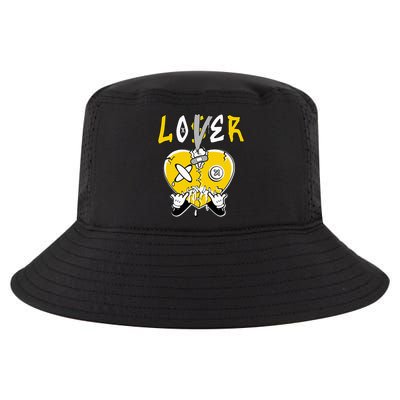 Loser Lover Drip Heart Yellow Cool Comfort Performance Bucket Hat