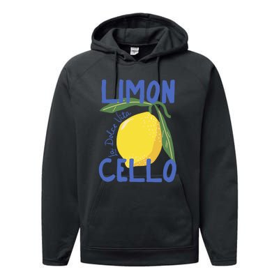 Limoncello La Dolce Vita Italy Performance Fleece Hoodie