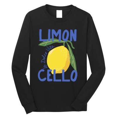 Limoncello La Dolce Vita Italy Long Sleeve Shirt