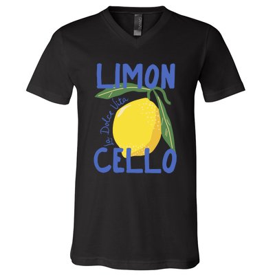 Limoncello La Dolce Vita Italy V-Neck T-Shirt