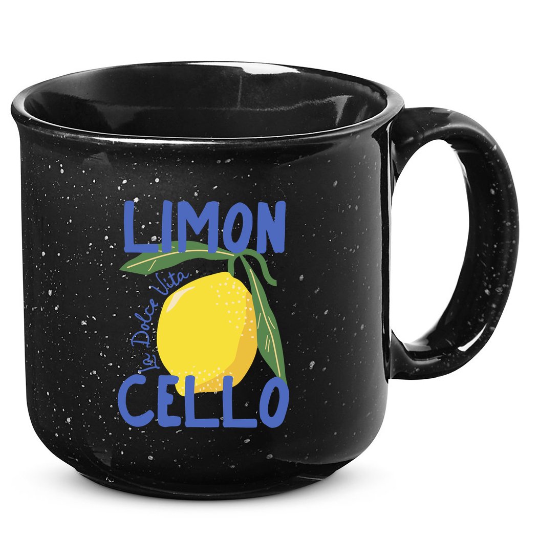 Limoncello La Dolce Vita Italy 15oz Campfire Ceramic Mug