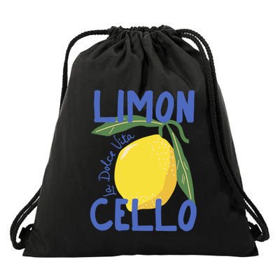 Limoncello La Dolce Vita Italy Drawstring Bag