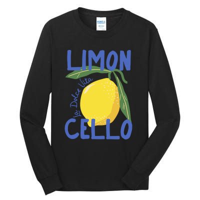 Limoncello La Dolce Vita Italy Tall Long Sleeve T-Shirt