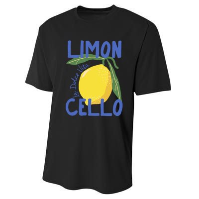 Limoncello La Dolce Vita Italy Performance Sprint T-Shirt