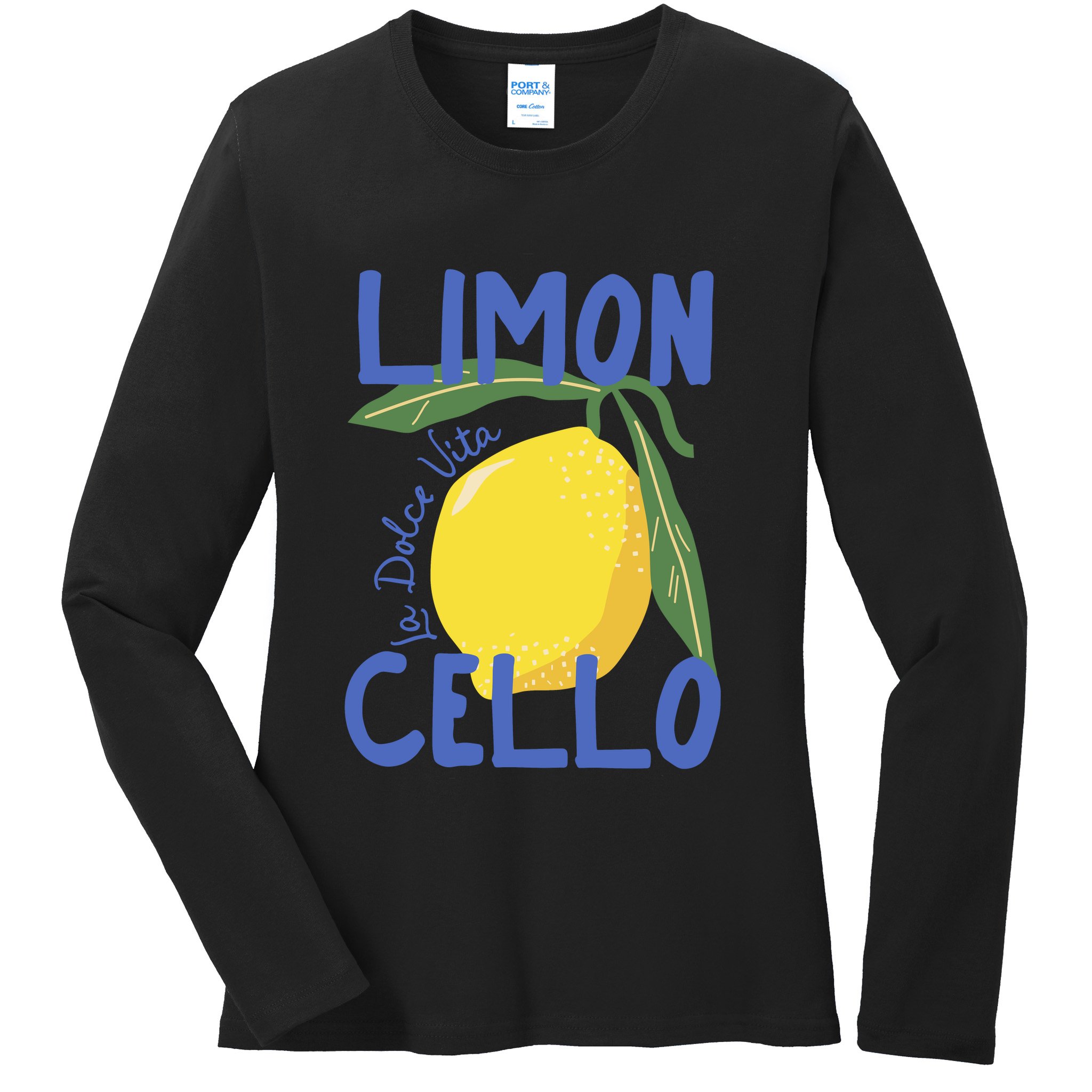 Limoncello La Dolce Vita Italy Ladies Long Sleeve Shirt
