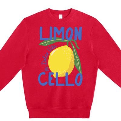 Limoncello La Dolce Vita Italy Premium Crewneck Sweatshirt