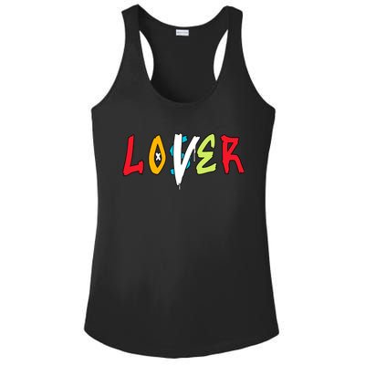 Loser Lover Drip Fruity Pebbles Dunk Low Matching Ladies PosiCharge Competitor Racerback Tank