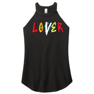 Loser Lover Drip Fruity Pebbles Dunk Low Matching Women's Perfect Tri Rocker Tank