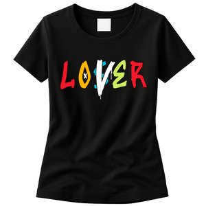 Loser Lover Drip Fruity Pebbles Dunk Low Matching Women's T-Shirt