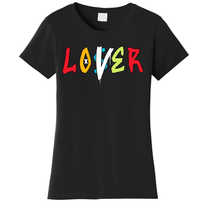 Loser Lover Drip Fruity Pebbles Dunk Low Matching Women's T-Shirt