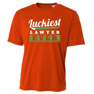 Luckiest Lawyer Ever St Patricks Day Paddys Day Gift Cooling Performance Crew T-Shirt