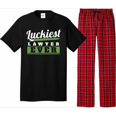 Luckiest Lawyer Ever St Patricks Day Paddys Day Gift Pajama Set