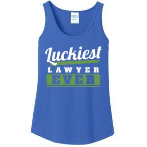 Luckiest Lawyer Ever St Patricks Day Paddys Day Gift Ladies Essential Tank