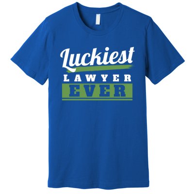 Luckiest Lawyer Ever St Patricks Day Paddys Day Gift Premium T-Shirt