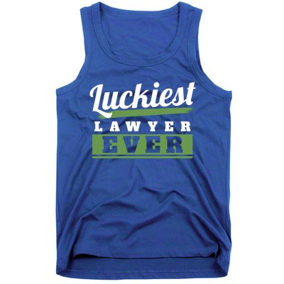 Luckiest Lawyer Ever St Patricks Day Paddys Day Gift Tank Top