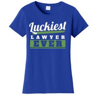 Luckiest Lawyer Ever St Patricks Day Paddys Day Gift Women's T-Shirt