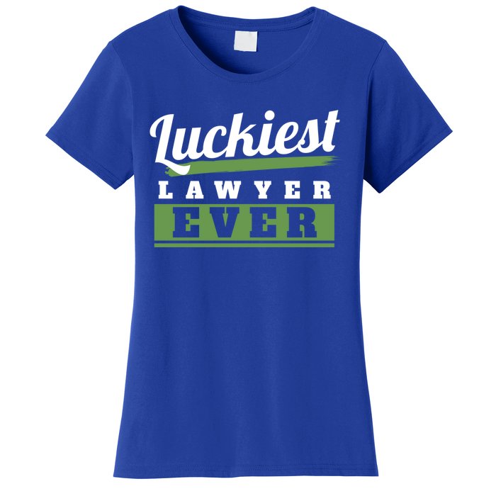 Luckiest Lawyer Ever St Patricks Day Paddys Day Gift Women's T-Shirt