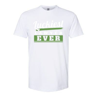 Luckiest Lawyer Ever St Patricks Day Paddys Day Gift Softstyle CVC T-Shirt