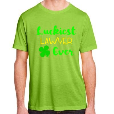 Luckiest Lawyer Ever St Patrick's Day Irish Attorney Legal Gift Adult ChromaSoft Performance T-Shirt