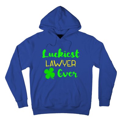 Luckiest Lawyer Ever St Patrick's Day Irish Attorney Legal Gift Hoodie