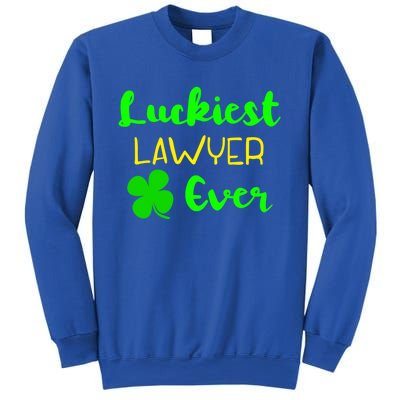 Luckiest Lawyer Ever St Patrick's Day Irish Attorney Legal Gift Sweatshirt