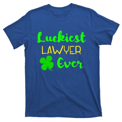 Luckiest Lawyer Ever St Patrick's Day Irish Attorney Legal Gift T-Shirt