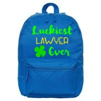 Luckiest Lawyer Ever St Patrick's Day Irish Attorney Legal Gift 16 in Basic Backpack