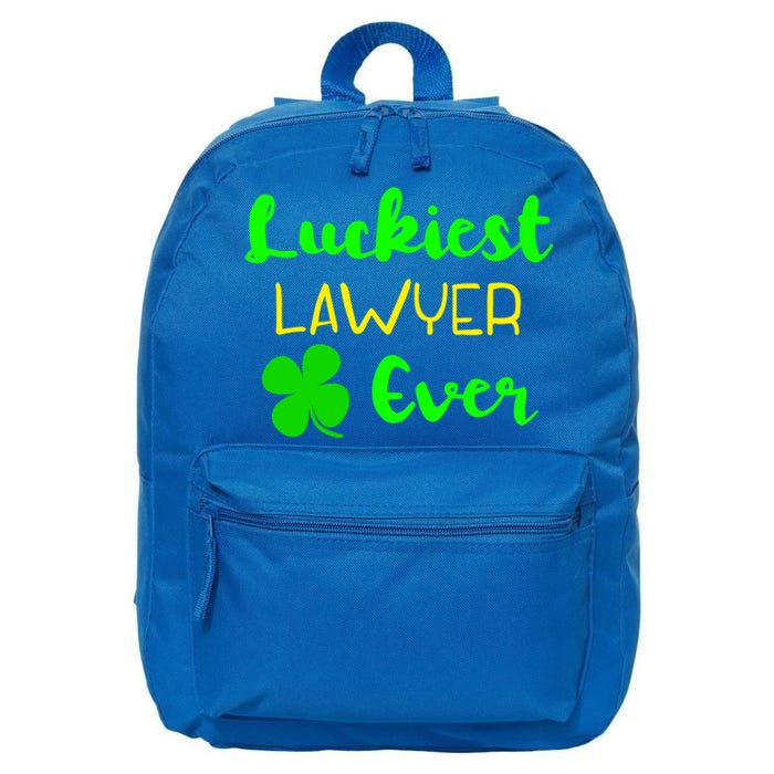 Luckiest Lawyer Ever St Patrick's Day Irish Attorney Legal Gift 16 in Basic Backpack