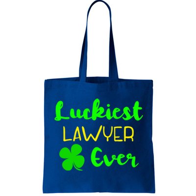 Luckiest Lawyer Ever St Patrick's Day Irish Attorney Legal Gift Tote Bag