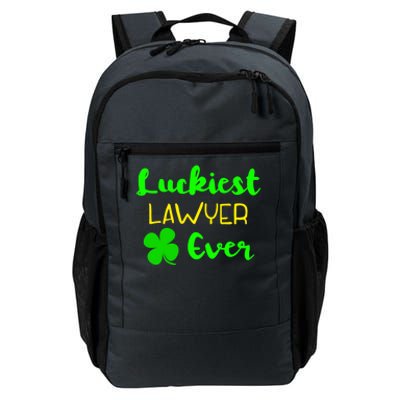 Luckiest Lawyer Ever St Patrick's Day Irish Attorney Legal Gift Daily Commute Backpack